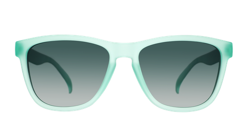 Vist Large View of Product Image Which is Goodr Dinner Mint Debauchery Sunglasses, Mint Green