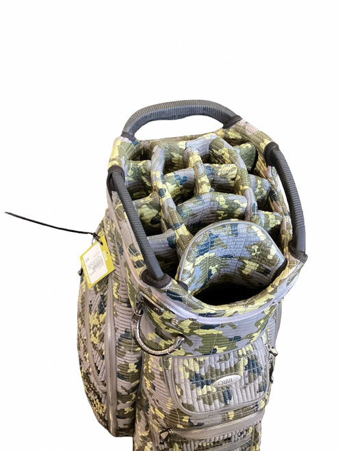 Vist Large View of Product Image Which is Used OUUL 15 WAY CART BAG CAMO Mens Cart Bag Camouflage