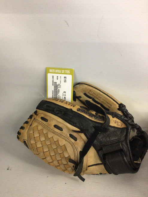 Vist Large View of Product Image Which is Used Mizuno POWER CLOSE BB/SB Glove RH Throw Brown 11"