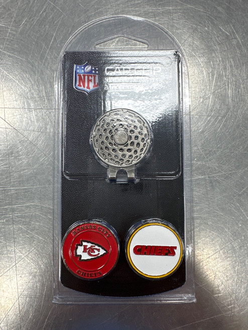Vist Large View of Product Image Which is New NFL HAT CLIP-CHIEFS