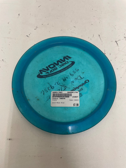 Vist Large View of Product Image Which is Used Innova INNOVA Disc Golf Driver Royal Blue