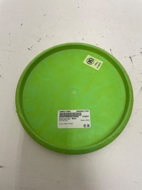 Vist Large View of Product Image Which is Used Kastaplast REKO Disc Golf Putter Neon Green