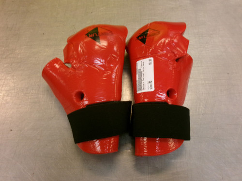 Vist Large View of Product Image Which is Used Century Martial Arts Hand Pads Red MD