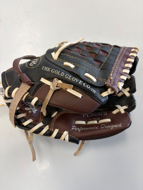 Vist Large View of Product Image Which is Used Rawlings PLAYERS SERIES BB/SB Glove RH Throw Brown 9"
