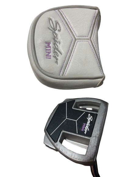 Vist Large View of Product Image Which is Used Taylormade SPIDER MINI DIAMOND SILVER RH Womens Putter RH