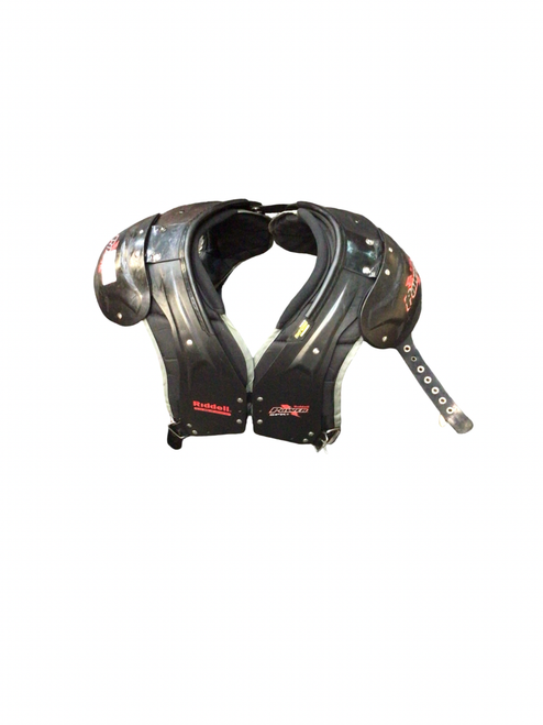 Vist Large View of Product Image Which is Used Riddell POWER SPK+ FB Shoulder Pads Black 2X