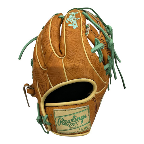 Vist Large View of Product Image Which is Used Rawlings HEART OF THE HIDE PRO234-2TM Glove RH Throw 11 1/2"