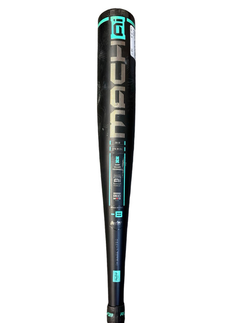 Vist Large View of Product Image Which is Used Rawlings MACH AI RUT5MC8 BB/SB USSSA 2 3/4 Bat 29"