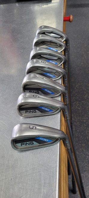Vist Large View of Product Image Which is Used Ping G30 BLUE DOT 5-W UW Mens Iron Set RH 5I-GW/AW