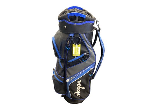 Vist Large View of Product Image Which is Used Hogan CART BAG 14 WAY Mens Cart Bag Black And Carolina Blue