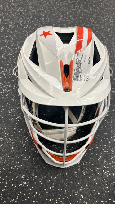 Vist Large View of Product Image Which is Used Cascade XRS Lacrosse Helmet White One Size