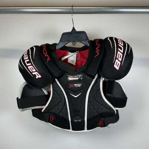 Vist Large View of Product Image Which is Used Bauer Vapor X800 Lite Shoulder Pads Jr MD