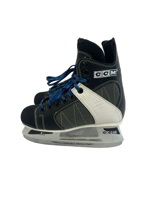 Vist Large View of Product Image Which is Used CCM Intruder 55 Junior 5 Hockey Skates