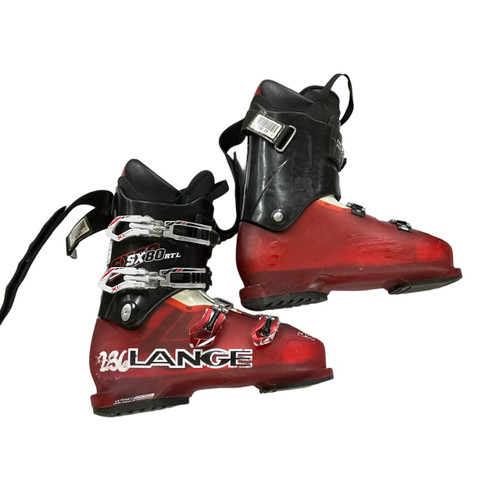 Vist Large View of Product Image Which is Used Lange STX RTL Mens DH Ski Boot Red 275 MP - M09.5 - W10.5