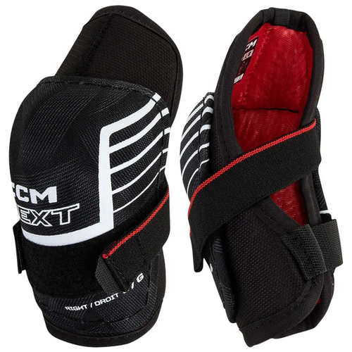 Vist Large View of Product Image Which is New CCM NEXT Youth Elbow Pads LG