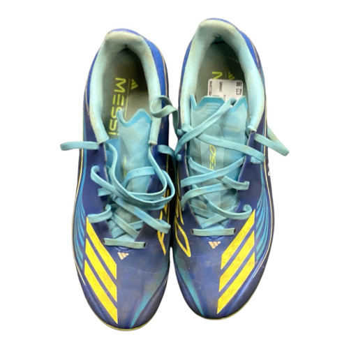 Vist Large View of Product Image Which is Used Adidas Soccer Cleats Royal Blue Senior 6