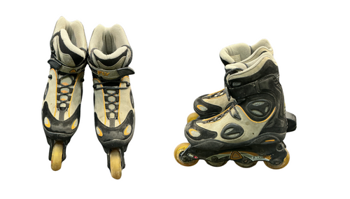 Vist Large View of Product Image Which is Used Firefly SOFT FIT ROLLER BLADES Senior Rec Fitness Skates Grey Senior 5