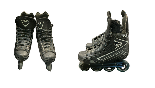 Vist Large View of Product Image Which is Used CCM VECTOR 2 Junior Aggressive Skates Black Junior 03