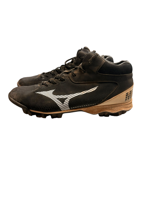 Vist Large View of Product Image Which is Used Mizuno BB CLEAT BB/SB Cleats Black Senior 10.5