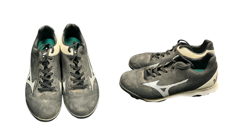 Vist Large View of Product Image Which is Used Mizuno BASEBALL CLEAT BB/SB Cleats Black Junior 03