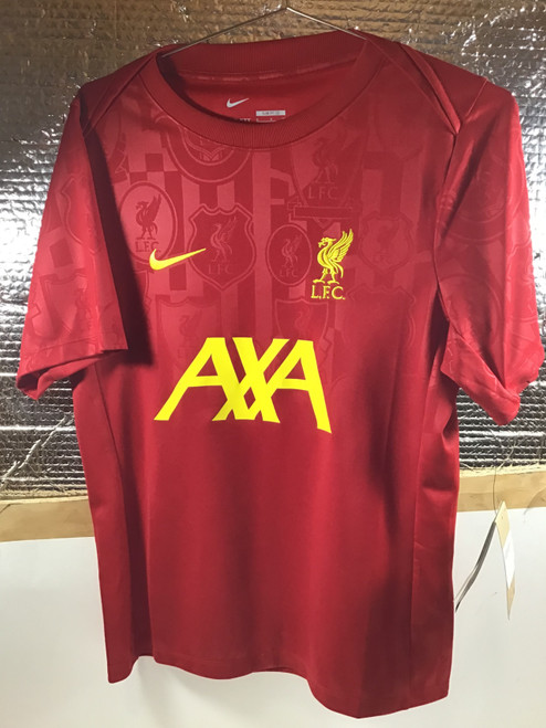 Vist Large View of Product Image Which is NEW Nike LFC AXA Soccer Top Adt Red SM