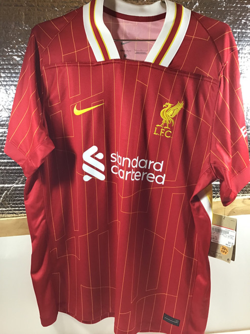 Vist Large View of Product Image Which is NEW Nike LFC JERSEY Soccer Top Adt Red LG