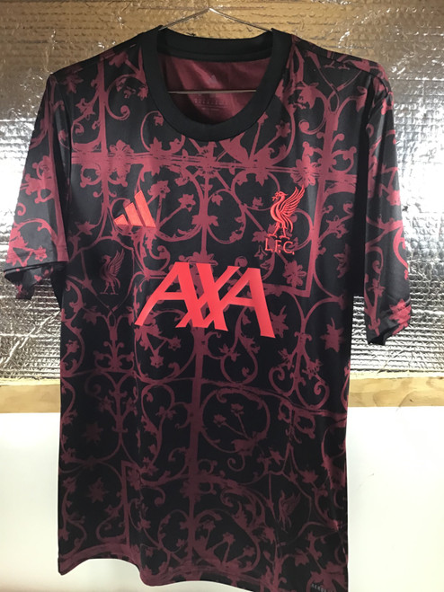 Vist Large View of Product Image Which is NEW Adidas LFC AXA JERSEY Soccer Top Adt Cardinal MD