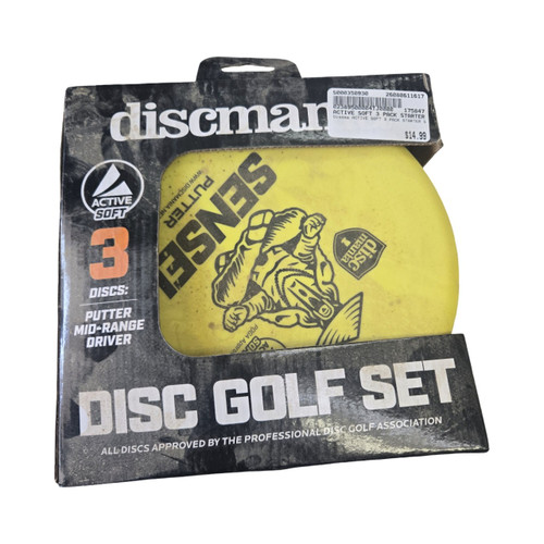 Vist Large View of Product Image Which is Used Discmania ACTIVE SOFT 3 PACK STARTER SET Other Golf Disc