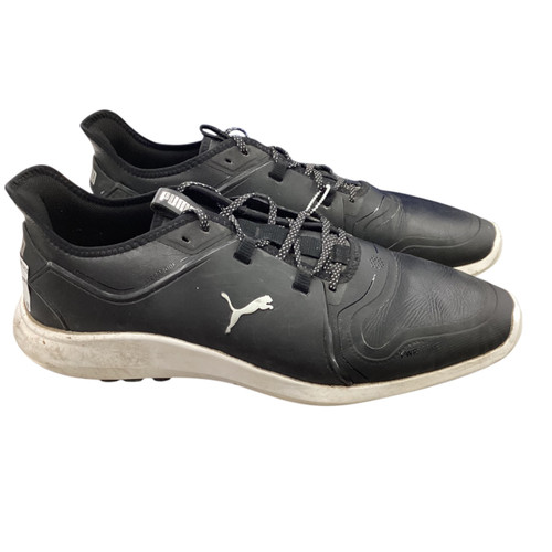 Vist Large View of Product Image Which is Used Puma Mens Golf Shoes Black Senior 11.5