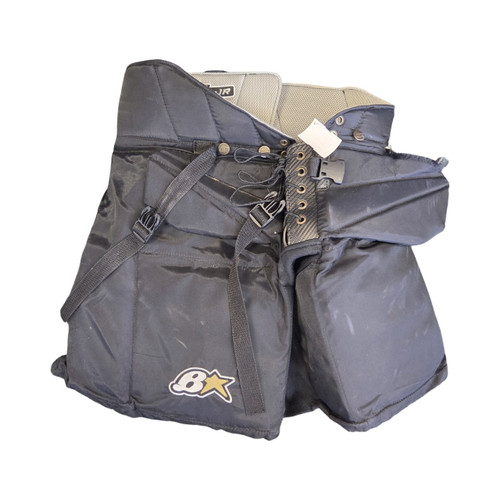 Vist Large View of Product Image Which is Used Brians JR LG GOALIE PANTS Junior Goalie Pant Black LG