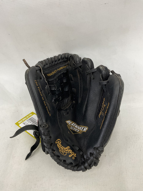 Vist Large View of Product Image Which is Used Rawlings PLAYMAKER PM11MB BB/SB Glove RH Throw Black 11"