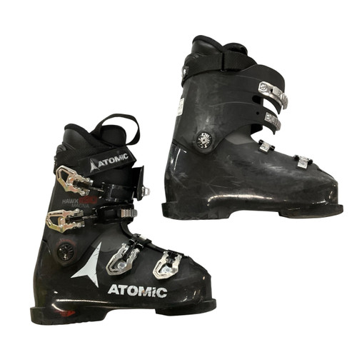 Vist Large View of Product Image Which is Used Atomic HAWX R90 MAGNA Mens DH Ski Boot Black 265 MP - M08.5 - W09.5