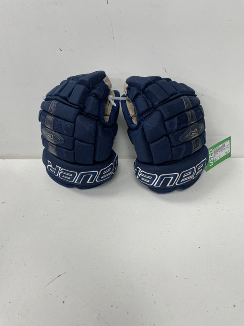 Vist Large View of Product Image Which is Used Bauer NEXUS N9000 Junior Gloves Navy Blue 12"