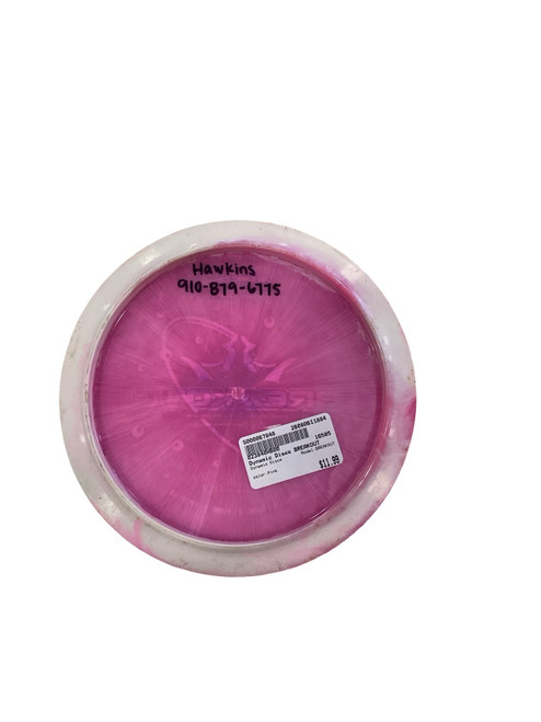 Vist Large View of Product Image Which is Used Dynamic Discs BREAKOUT Disc Golf Driver Pink