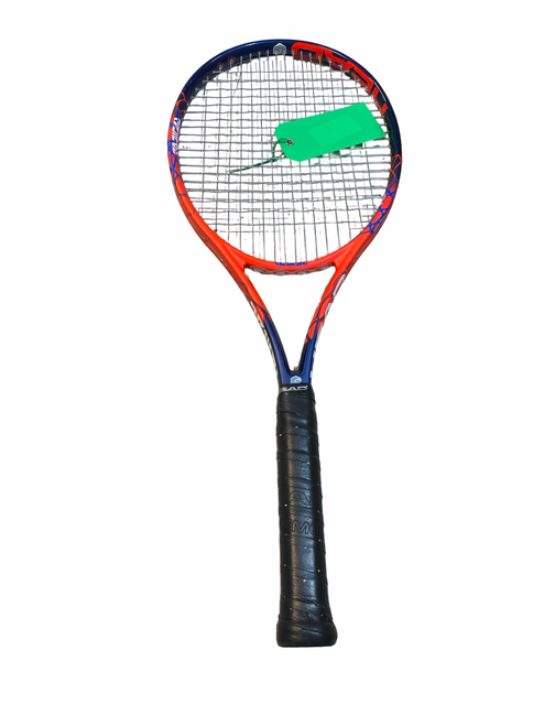 Vist Large View of Product Image Which is Used Head Racquet RADICAL MP Adult Tennis Racquet Red 4 1/4"