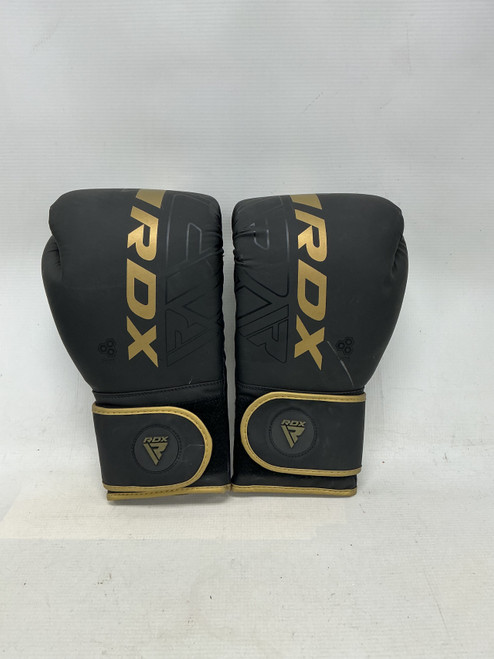 Vist Large View of Product Image Which is Used RDX F6 KARA 10OZ Boxing Gloves Black And Copper Senior