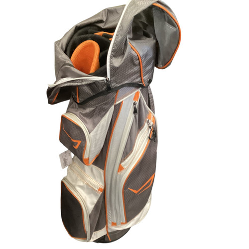 Vist Large View of Product Image Which is Used GREY/ORANGE BAG Mens Stand Bag Grey