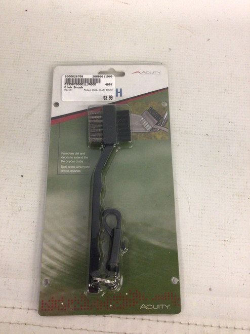 Vist Large View of Product Image Which is Used Acuity DUAL CLUB BRUSH Golf Accessory