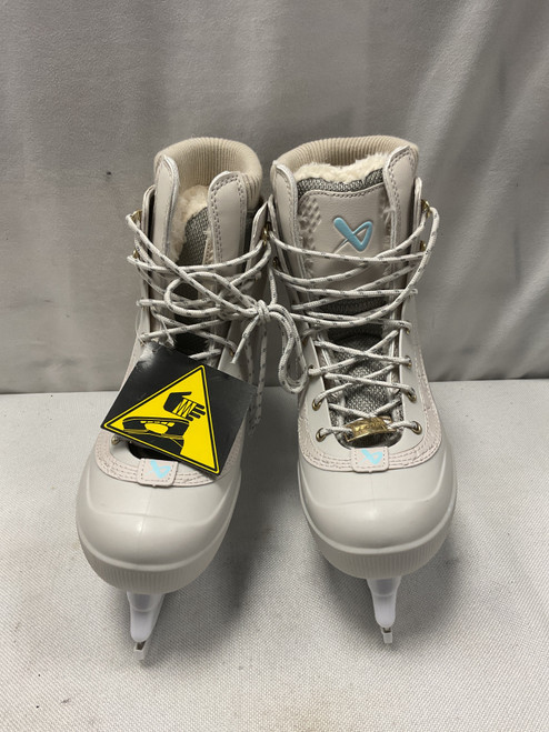 Vist Large View of Product Image Which is Used Bauer TREMBLANT WomensFigure Skate White Senior 9