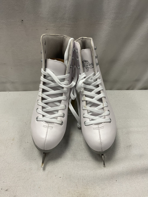 Vist Large View of Product Image Which is Used ALLURE WomensFigure Skate White Senior 7