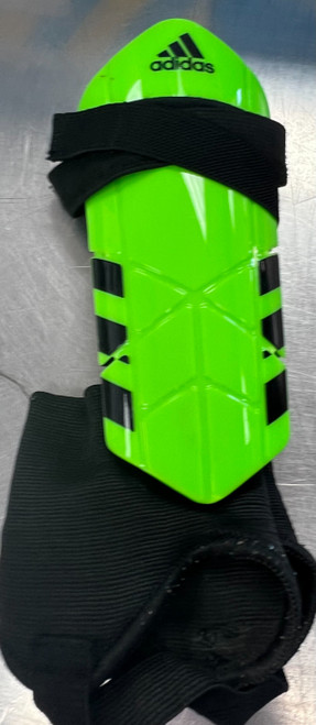 Vist Large View of Product Image Which is Used Adidas Soccer Shin Guards Youth Green Youth