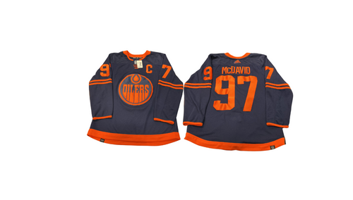 Vist Large View of Product Image Which is Used Adidas MCDAVID OILERS JERSEY L.S. Spirit M MD