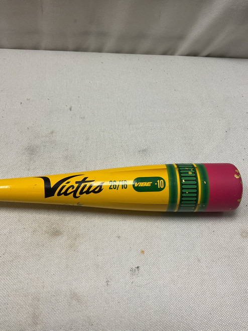 Vist Large View of Product Image Which is Used Victus VIBE PENCIL BAT BB/SB USA 2 5/8 Bat 26"