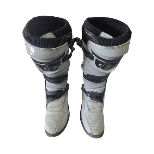 Vist Large View of Product Image Which is Used FLY RACING MAVERIK MOTOCROSS BOOTS Mens Boots Grey Senior 7