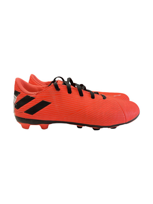 Vist Large View of Product Image Which is Used Adidas Soccer Cleats Orange Junior 03.5
