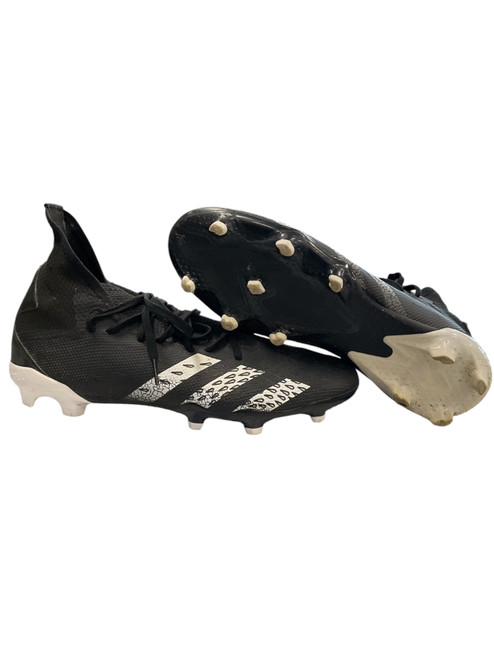 Vist Large View of Product Image Which is Used Adidas Soccer Cleats Black Senior 9