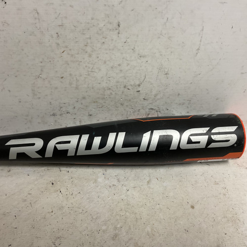 Vist Large View of Product Image Which is Used Rawlings Prodigy US8P11 USA 2 5/8 Baseball Bat Charcoal And Orange 30"