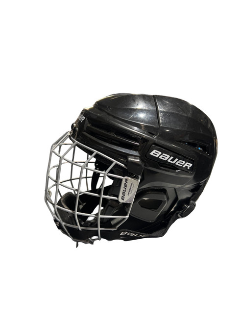 Vist Large View of Product Image Which is Used Bauer PRODIGY Helmet Cage Combo Black SM