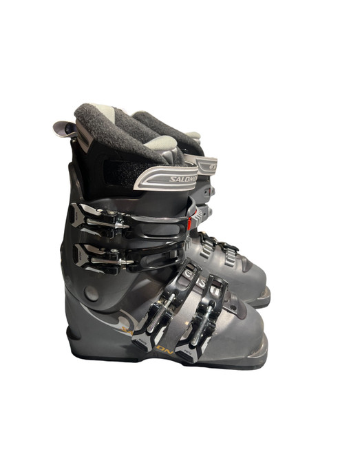 Vist Large View of Product Image Which is Used Salomon PERFORMA 5.0 Womens DH Ski Boot Grey 220 MP - J04 - W05