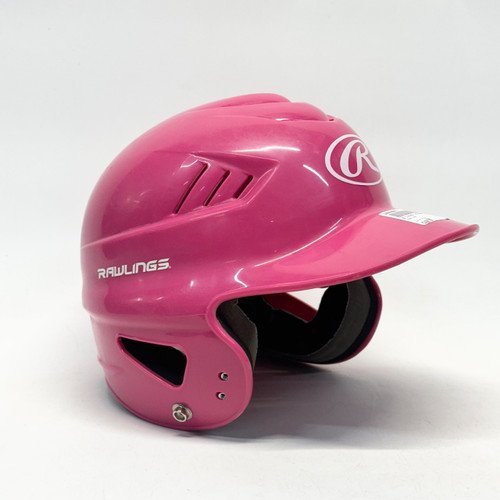 Vist Large View of Product Image Which is Used Rawlings CFTBH-R1 Batting Helmet No Mask Pink SM